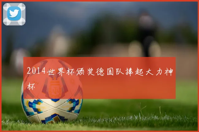 2014世界杯颁奖德国队捧起大力神杯